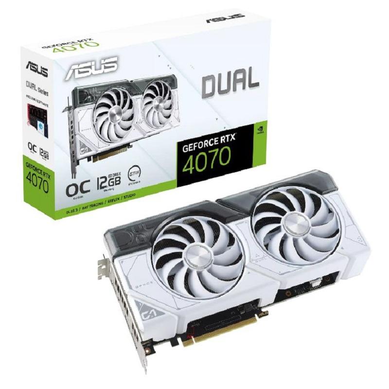 VGA ASUS DUAL RTX4070 O12G WITHE