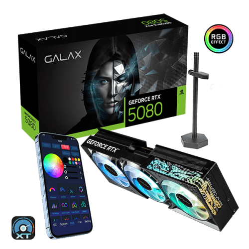 VGA GALAX GEFORCE RTX 5080 1-CLICK OC - 16GB GDDR7 RGB