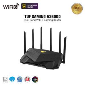 ROUTER ASUS TUF-AX6000 Wireless AX6000 Dual Band Gigabit WiFi 6