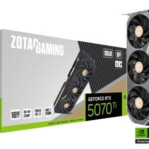 VGA ZOTAC GAMING GeForce RTX 5070 Ti SOLID SFF OC