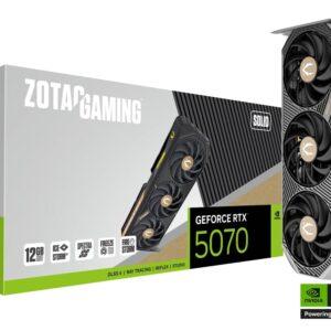 VGA ZOTAC RTX 5070 GAMING SOLID OC-12GB GDDR7