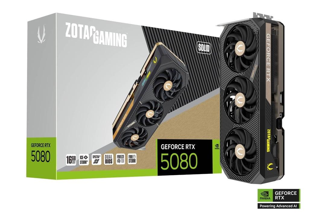 VGA ZOTAC GAMING GeForce RTX 5080 SOLID