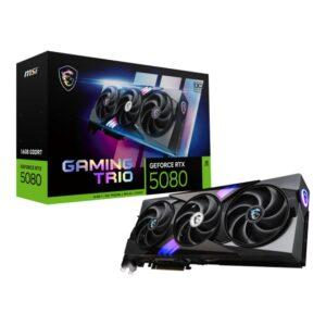 VGA MSI RTX 5080 16GB GAMING TRIO OC GDDR7